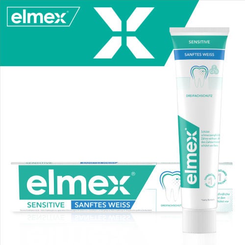 elmex® SENSITIVE Sanftes Weiß Zahnpasta