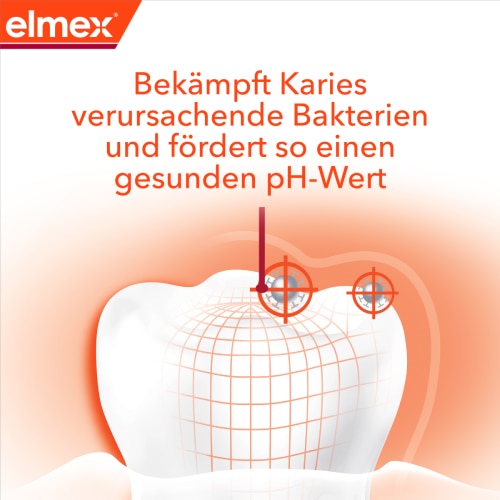 Bekampft Karies verusachende Bakterien und fordert so einen gesunden pH-Wert